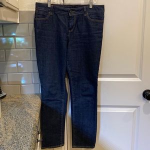 Talbots Blue Signature Slim Ankle Jeans, 10P/30